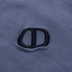 Dior Size S CD Embossed Sweatshirt Cotton Purple Grey