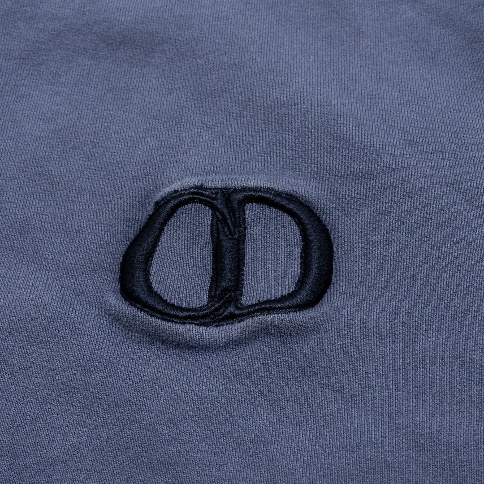 Dior Size S CD Embossed Sweatshirt Cotton Purple Grey