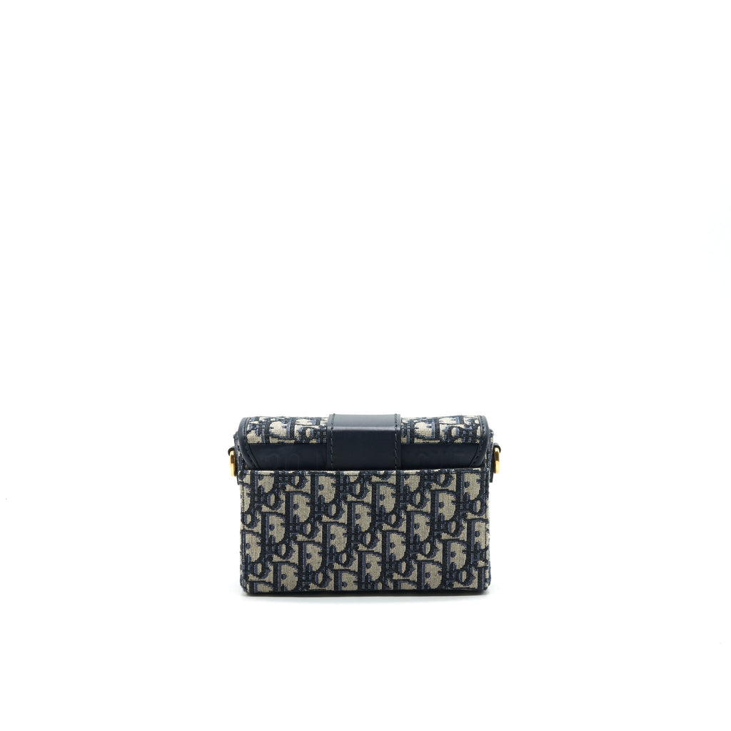 CHRISTIAN DIOR 30 MONTAIGNE MINI BOX BAG OBLIQUE CANVAS