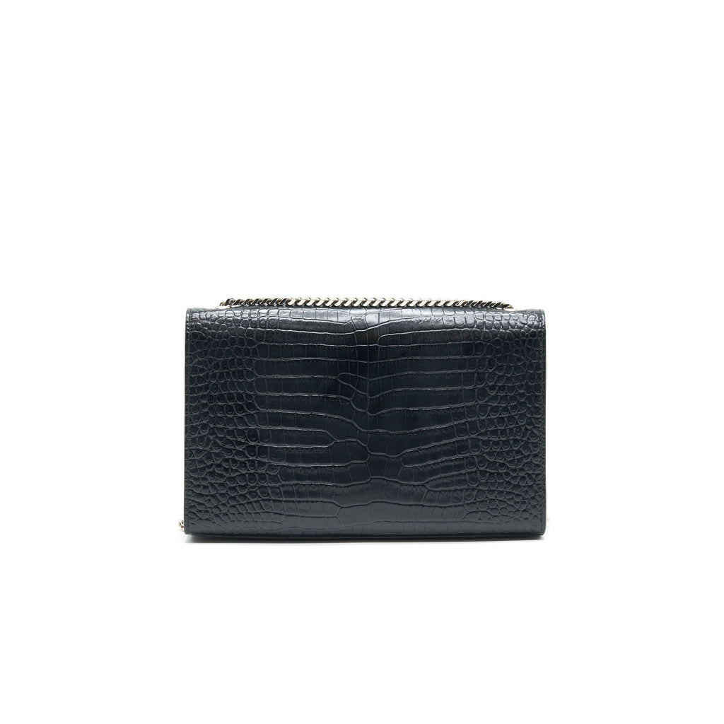 SAINT LAURENT /YSL KATE MEDIUM CHAIN BAG WITH TASSEL BLACK SHW