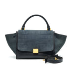 Celine Trapeze Bag Deep Grey / Black