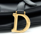 Dior Mini Saddle Bag Calfskin Black GHW