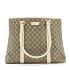 Gucci Tote Bag GG Supreme Canvas And Leather SHW
