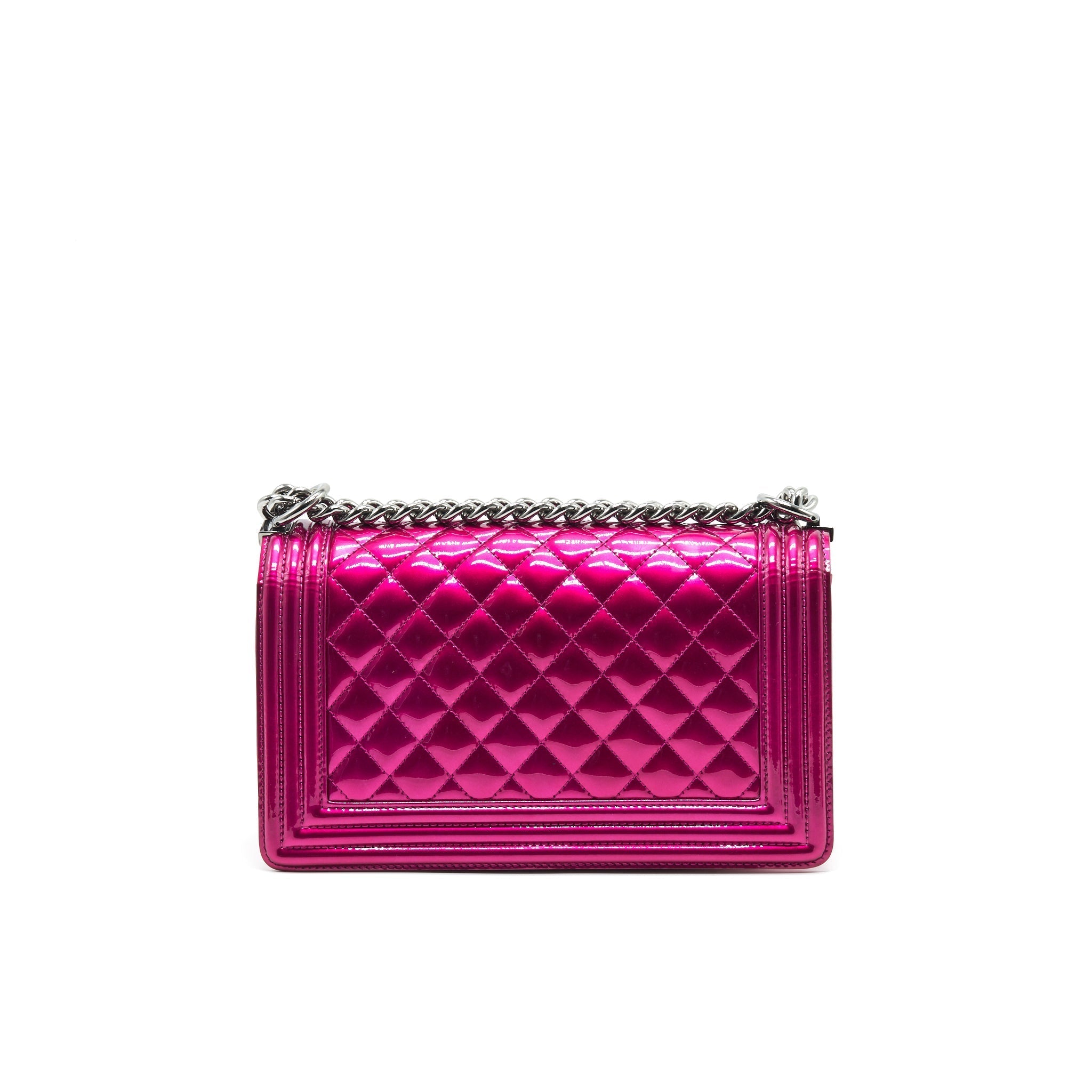 Chanel Medium Leboy Bag Metallic Pink SHW