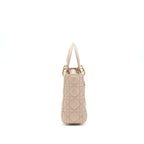 Dior Small Lady Dior Dark Beige LGHW