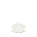 Celine Oval Bag Cuir Triumphed Calfskin White