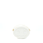 Celine Oval Bag Cuir Triumphed Calfskin White