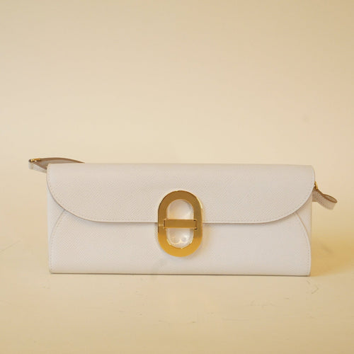 Hermes White Pearl Chaîne d'Ancre Too Go Shoulder Bag