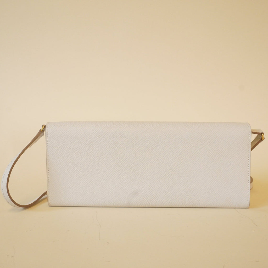 Hermes White Pearl Chaîne d'Ancre Too Go Shoulder Bag