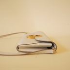 Hermes White Pearl Chaîne d'Ancre Too Go Shoulder Bag