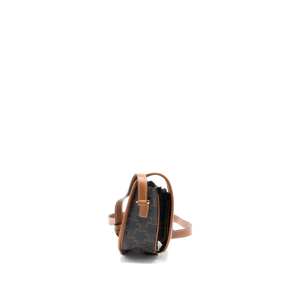 Celine Folco Medium Triomphe Canvas Bag