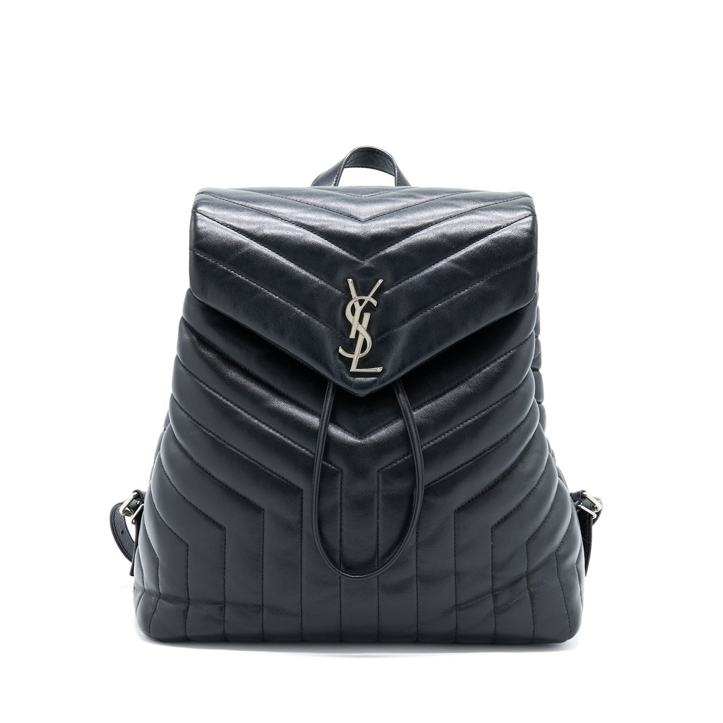 Saint Laurent/YSL Lou Lou Backpack Black SHW