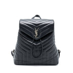 Saint Laurent/YSL Lou Lou Backpack Black SHW