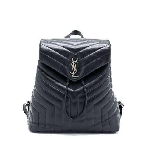 Saint Laurent/YSL Lou Lou Backpack Black SHW