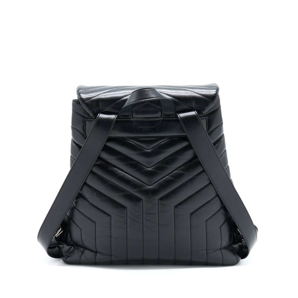 Saint Laurent/YSL Lou Lou Backpack Black SHW