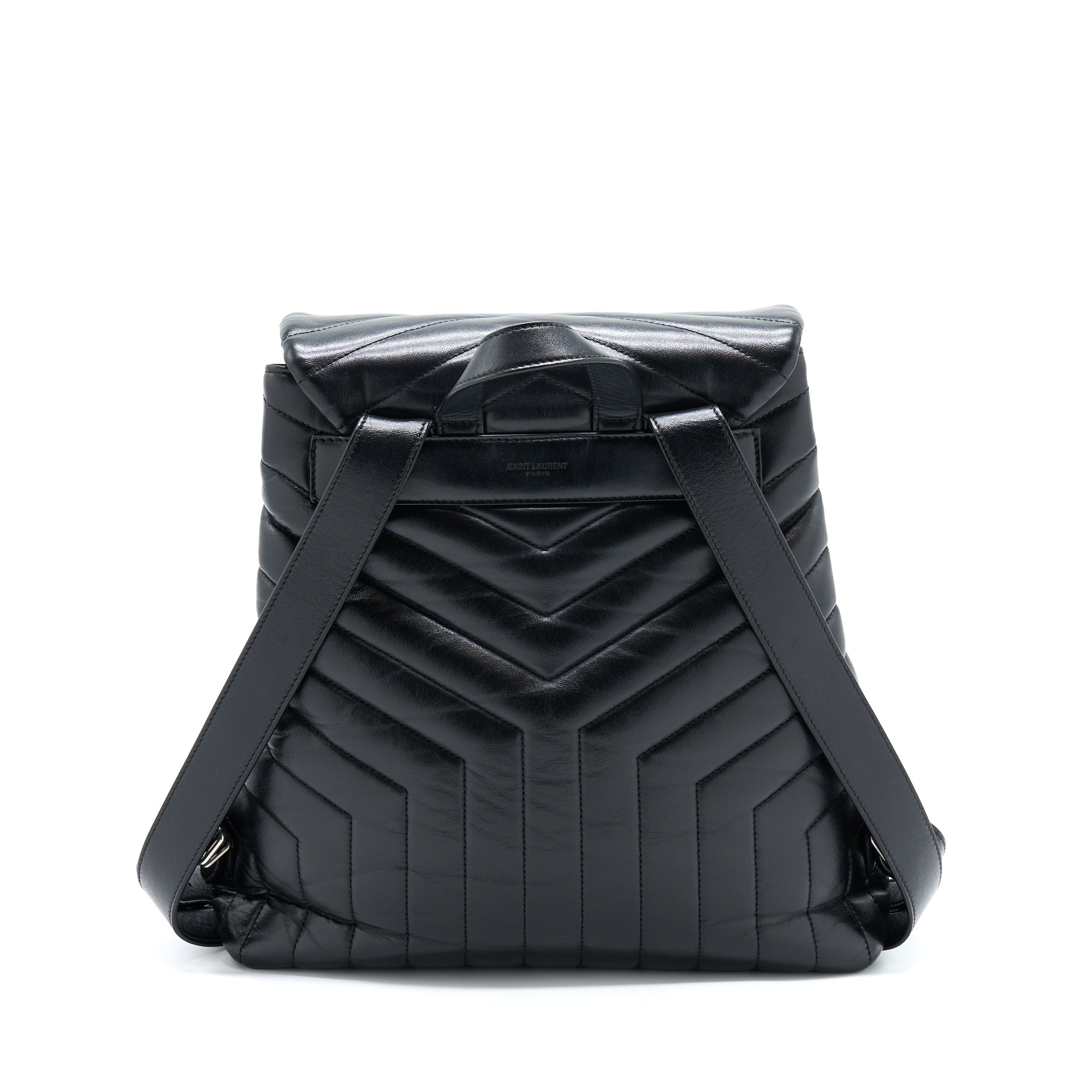 Saint Laurent/YSL Lou Lou Backpack Black SHW