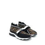 Fendi Size 36 Fabric Black/Brown Sneaker