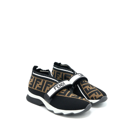 Fendi Size 36 Fabric Black/Brown Sneaker