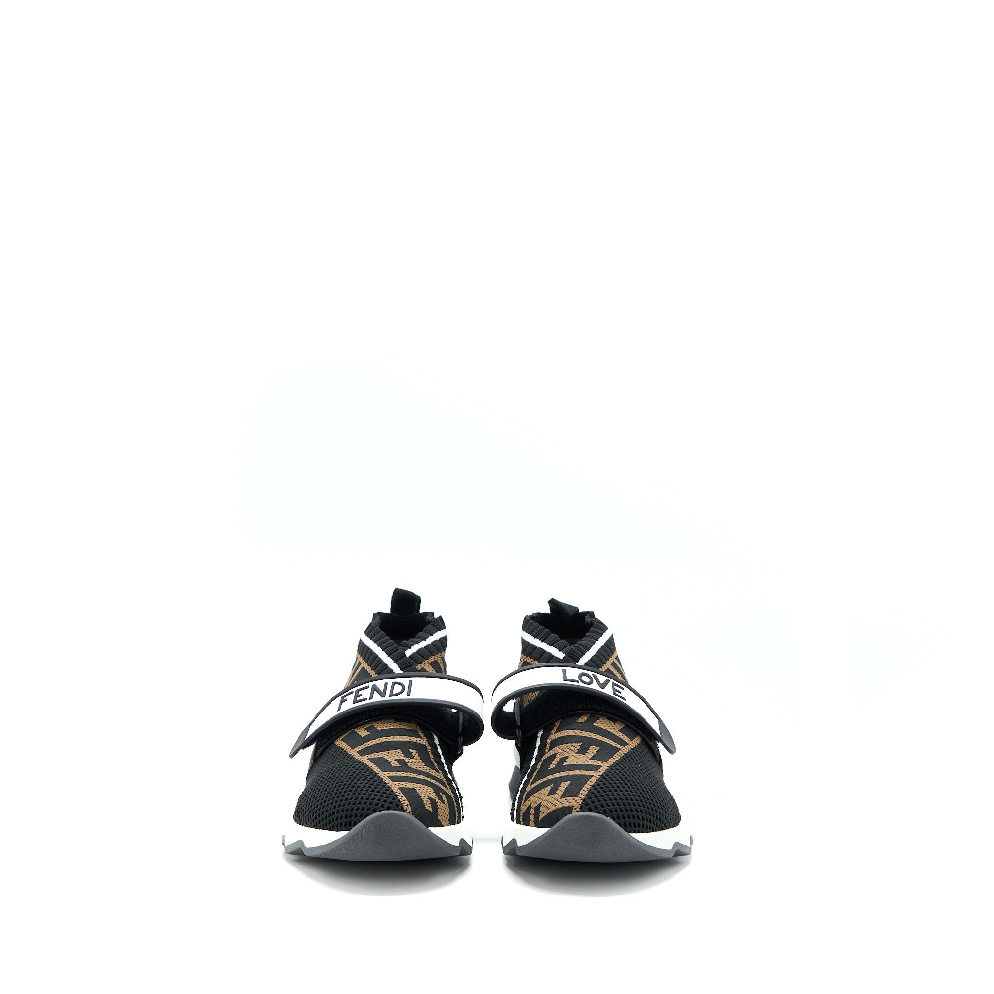Fendi Size 36 Fabric Black/Brown Sneaker