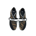 Fendi Size 36 Fabric Black/Brown Sneaker