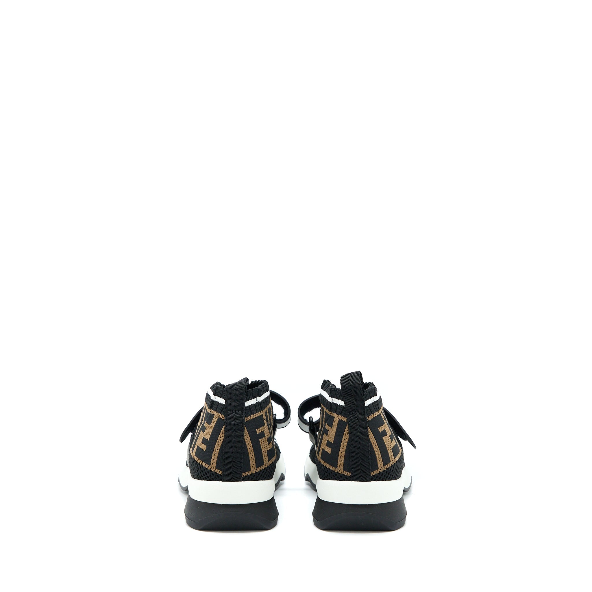 Fendi Size 36 Fabric Black/Brown Sneaker