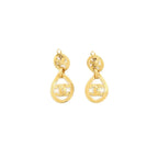 Chanel Vintage Drop Earring 24k GHW