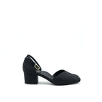 Chanel Size 38 Black Low Heel Pumps