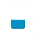 Chanel Camelia Wallet on Chain lambskin Blue GHW
