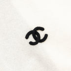 Chanel CC Logo Scarf Cashmere Black/White