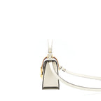 Gucci Mini Top Handle Sylvie Bag White GHW
