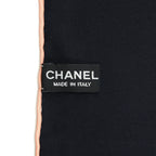 Chanel Silk Square Scarf 90cm black