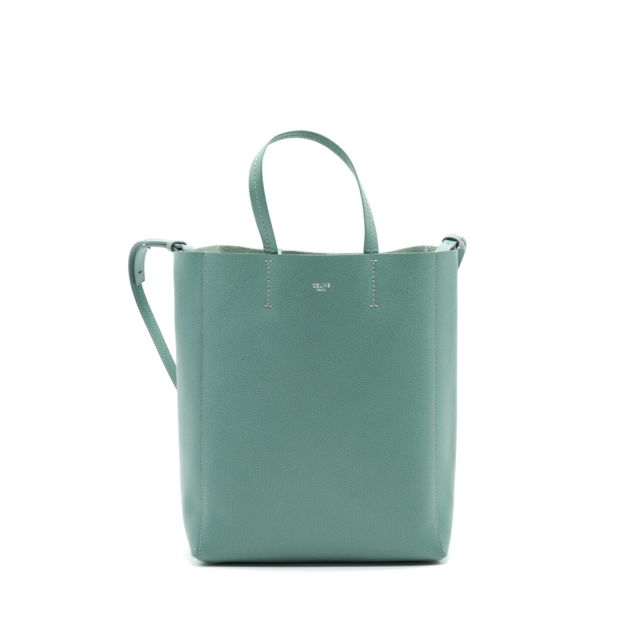 Celine Small Vertical Bucket Bag Deep Mint