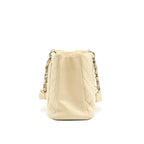 CHANEL GRANT SHOPPING TOTE BAG XL GST CREAM CAVIAR SHW