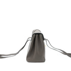 Celine Medium Soft 16 Bag Grained Calfskin Dark Grey