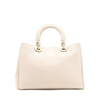 Dior Vip Diorissimo Tote Bag Grained Calfskin Beige GHW