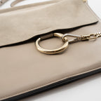 Chloe Faye Shoulder Bag Leather and Suede Medium