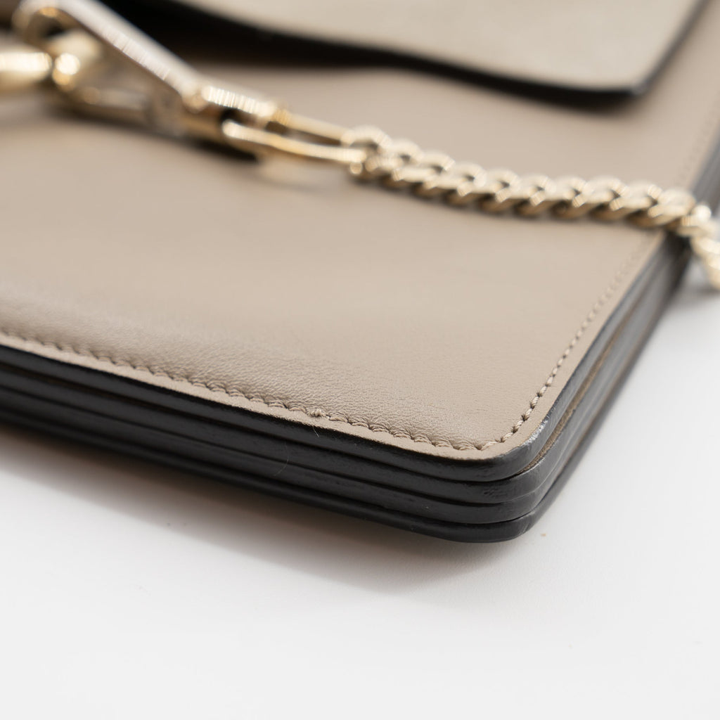 Chloe Faye Shoulder Bag Leather and Suede Medium