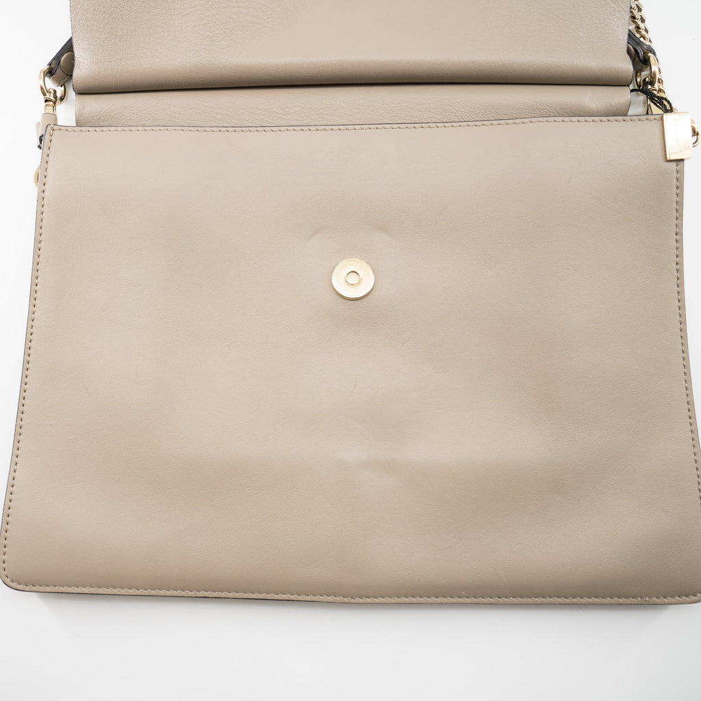 Chloe Faye Shoulder Bag Leather and Suede Medium