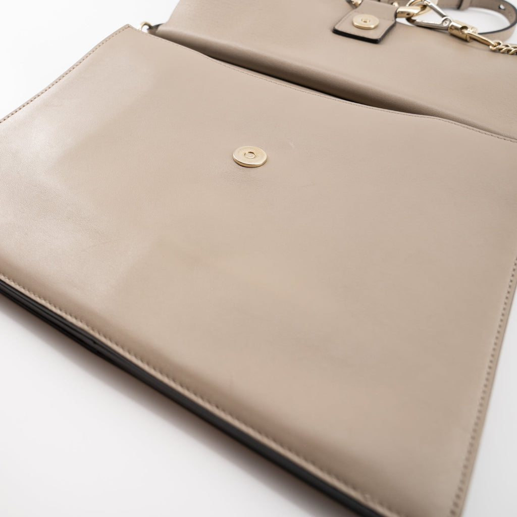 Chloe Faye Shoulder Bag Leather and Suede Medium
