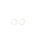 Chanel Round CC Earrings Crystal SHW