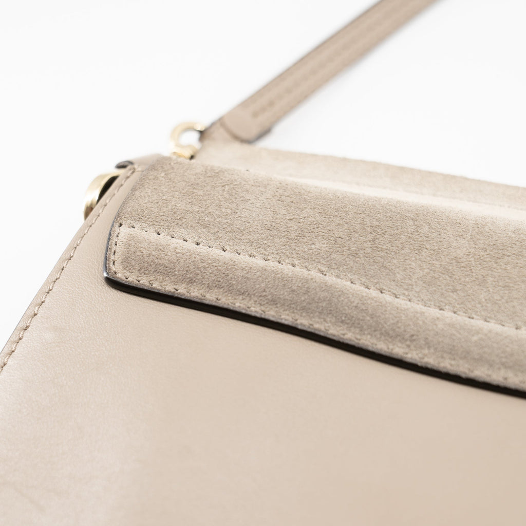 Chloe Faye Shoulder Bag Leather and Suede Medium