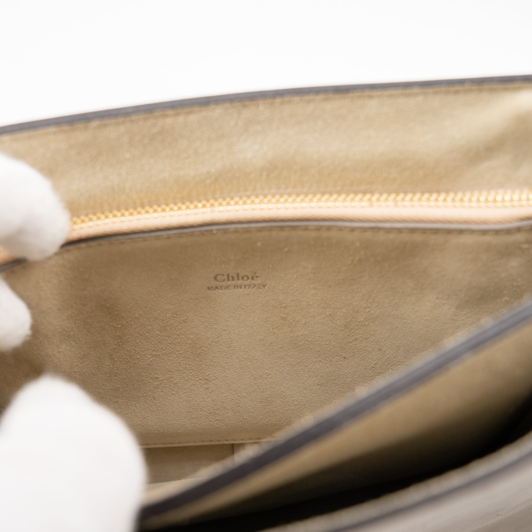 Chloe Faye Shoulder Bag Leather and Suede Medium