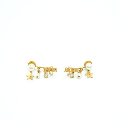 Dior J'aDior And Mini Pearl Earrings
