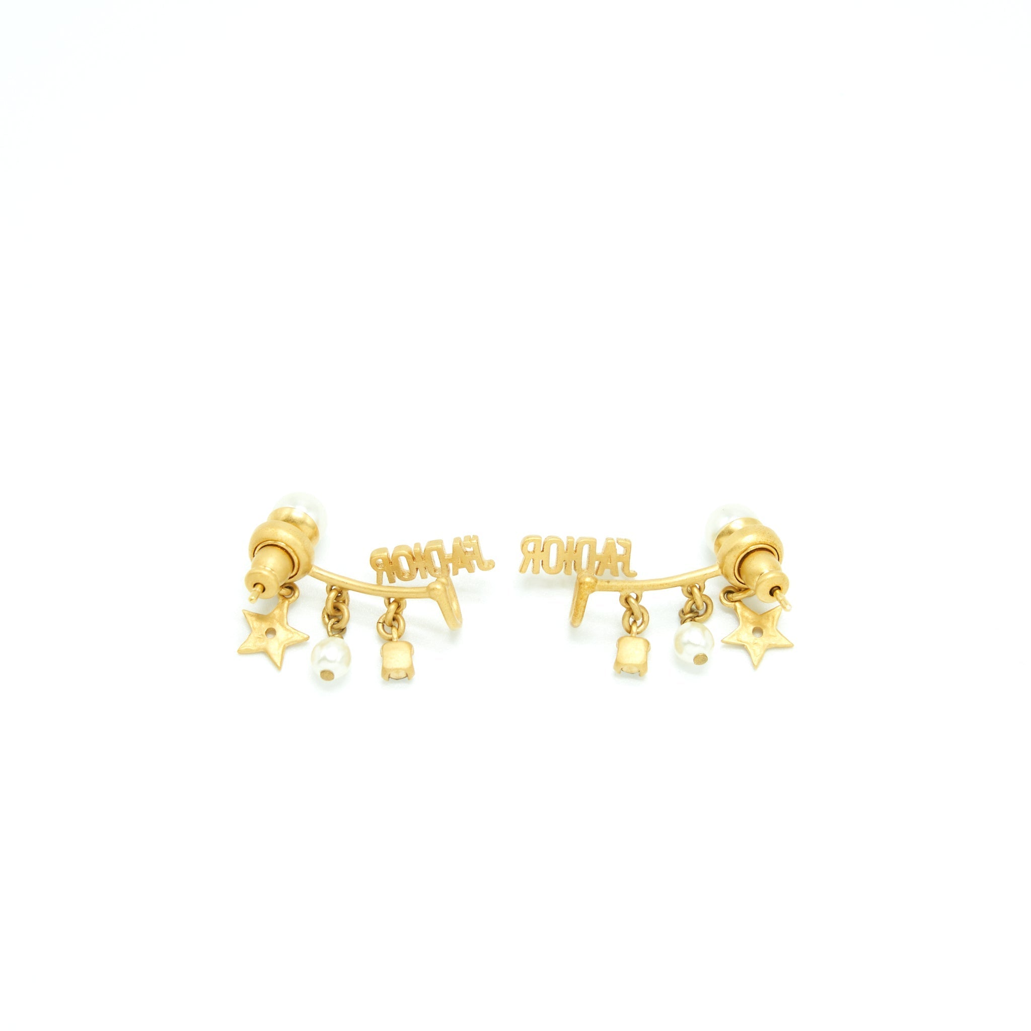 Dior J'aDior And Mini Pearl Earrings
