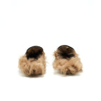 Gucci Size 39.5 Velvet mules Fur Black