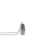 SAINT LAURENT SMALL KATE SMALL CHAIN BAG LIGHT GREY SHW