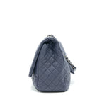Chanel XXL Airline Classic flap bag in Navy SHW