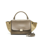 CELINE SMALL TRAPEZE BAG LIGHT GREY