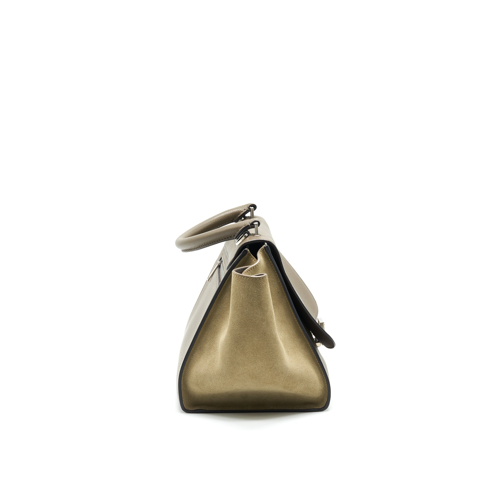 CELINE SMALL TRAPEZE BAG LIGHT GREY