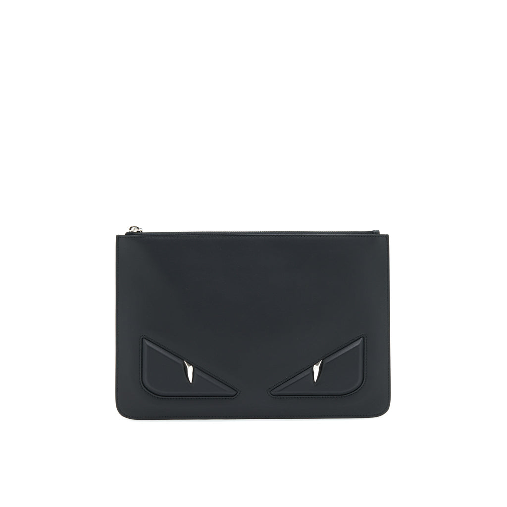 Fendi monster Clutch so black